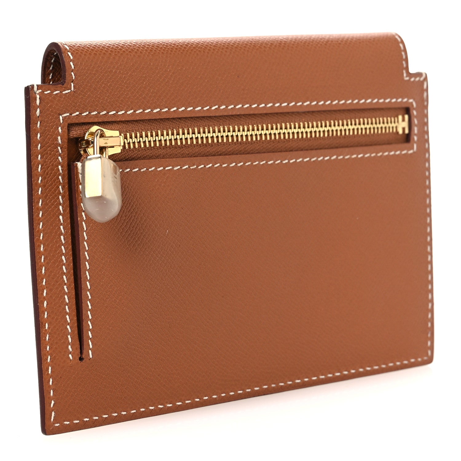 Hermes Epsom Kelly Pocket Compact Wallet Gold 3 of 10