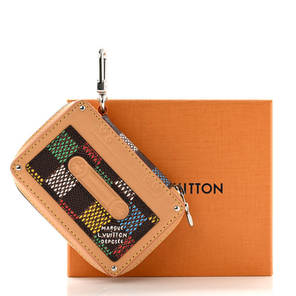 Louis Vuitton LV Vers Damier Tape Key Holder Bag Charm Multicolor 5 of 7