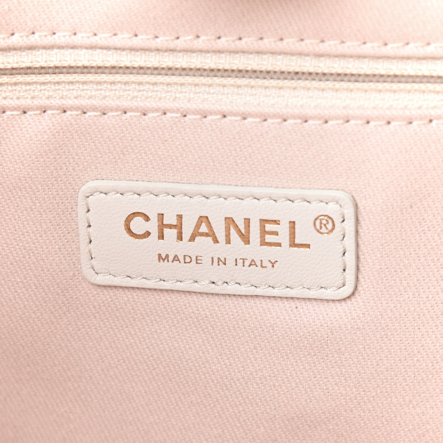 Chanel Canvas Small Deauville Tote Light Beige 6 of 9