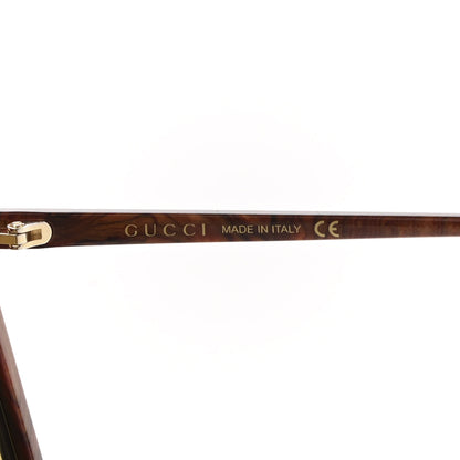 Gucci Crystal Square Frame GG Sunglasses GG0733S Green Brown 6 of 11
