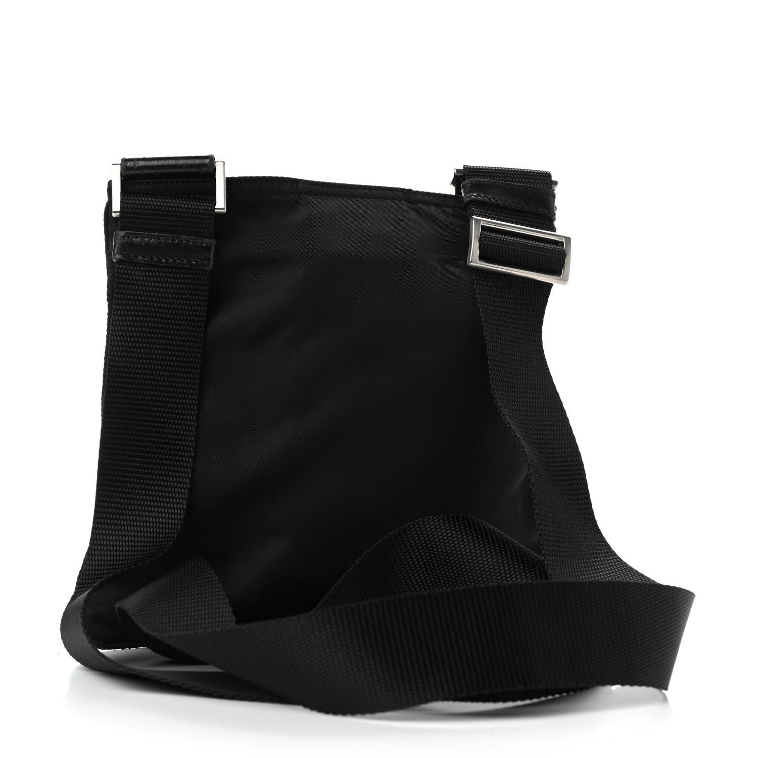 Prada Tessuto Nylon Messenger Bag Black 2 of 5