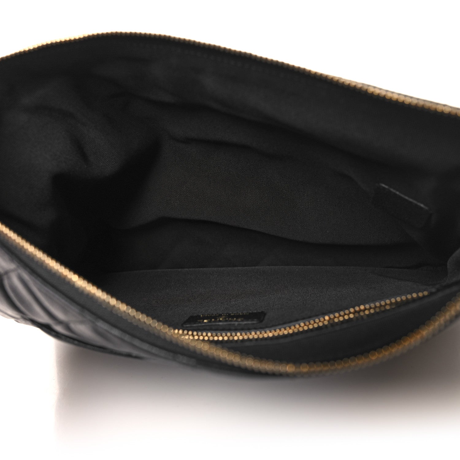 Chanel Lambskin Quilted Chanel 19 Medium Cosmetic Case Black 5 of 8