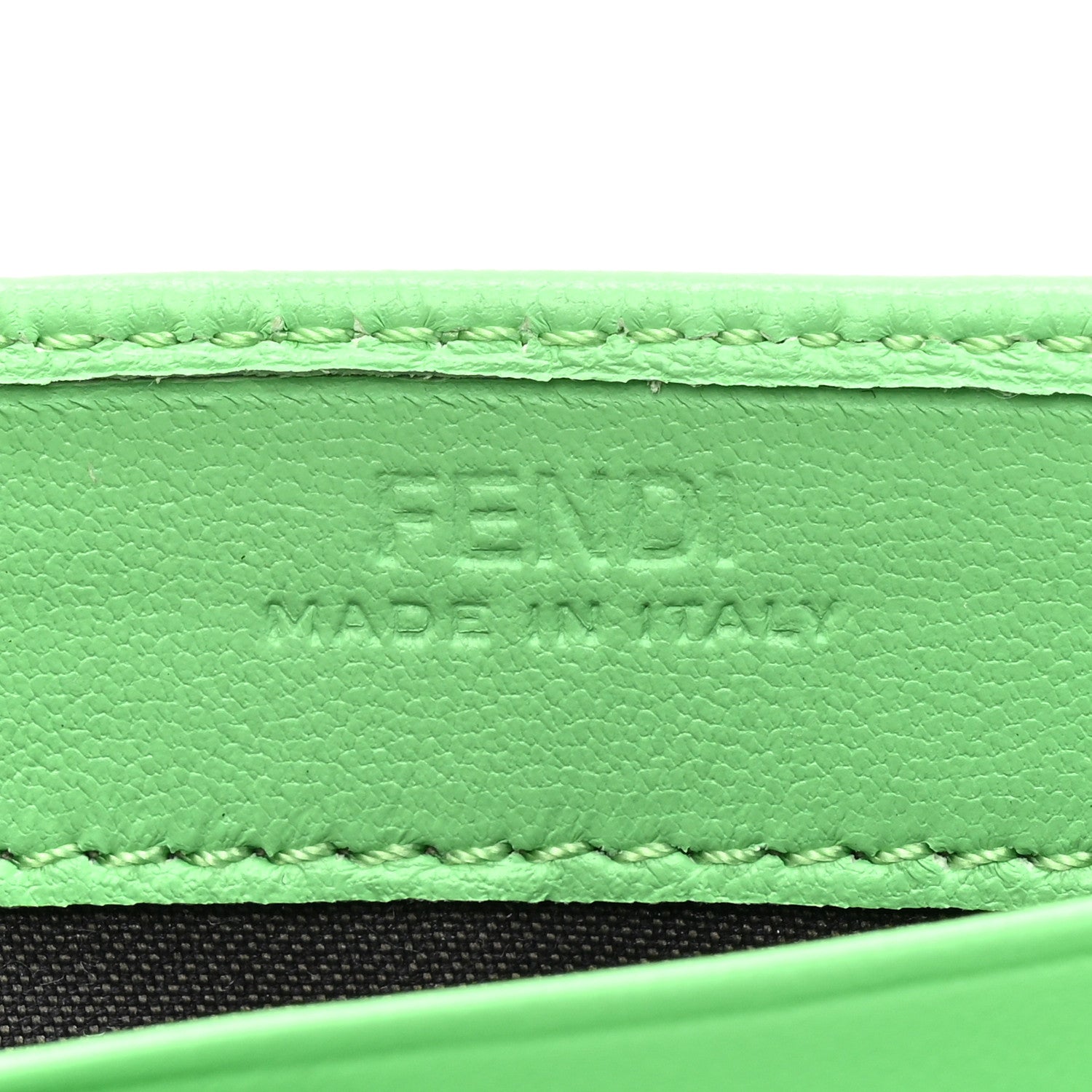 Fendi Nappa Matisse FF Embossed Continental Wallet Edamame 8 of 13