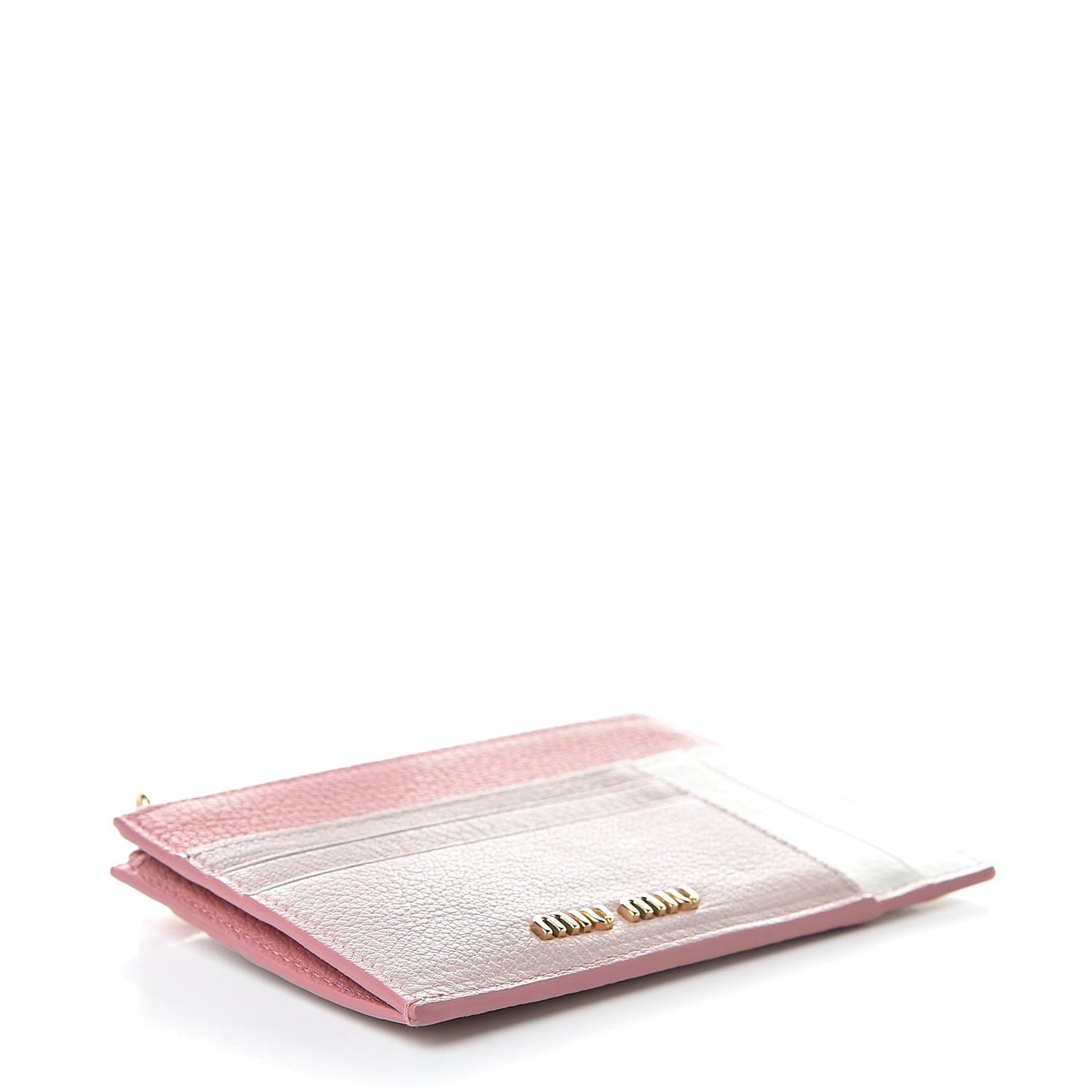 Madras Colour Zip Card Case Rosa Mughetto