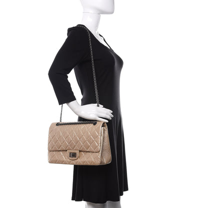 Chanel Metallic Aged Calfskin Quilted 2.55 Reissue 227 Flap Light Gold 2 of 10