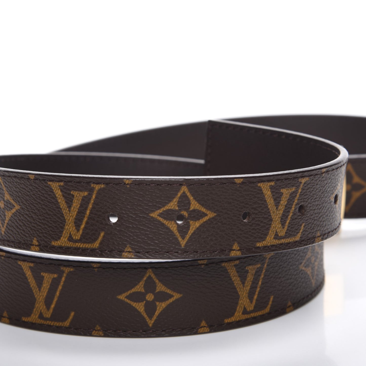 Monogram LV Cut Reversible Belt 110 44