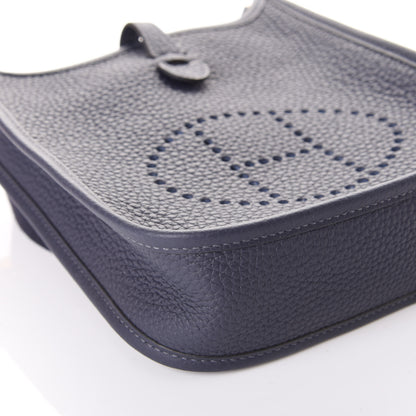 Hermes Taurillon Clemence Amazone Evelyne TPM Bleu Nuit Bleu Indigo 5 of 9