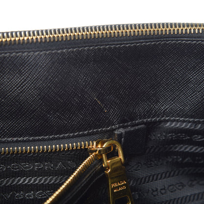 Prada Saffiano Lux Extra Large Galleria Double Zip Tote Black 10 of 19
