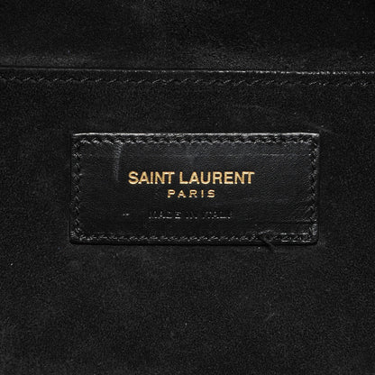 Saint Laurent Calfskin Large Emmanuelle Bucket Bag Black 7 of 8