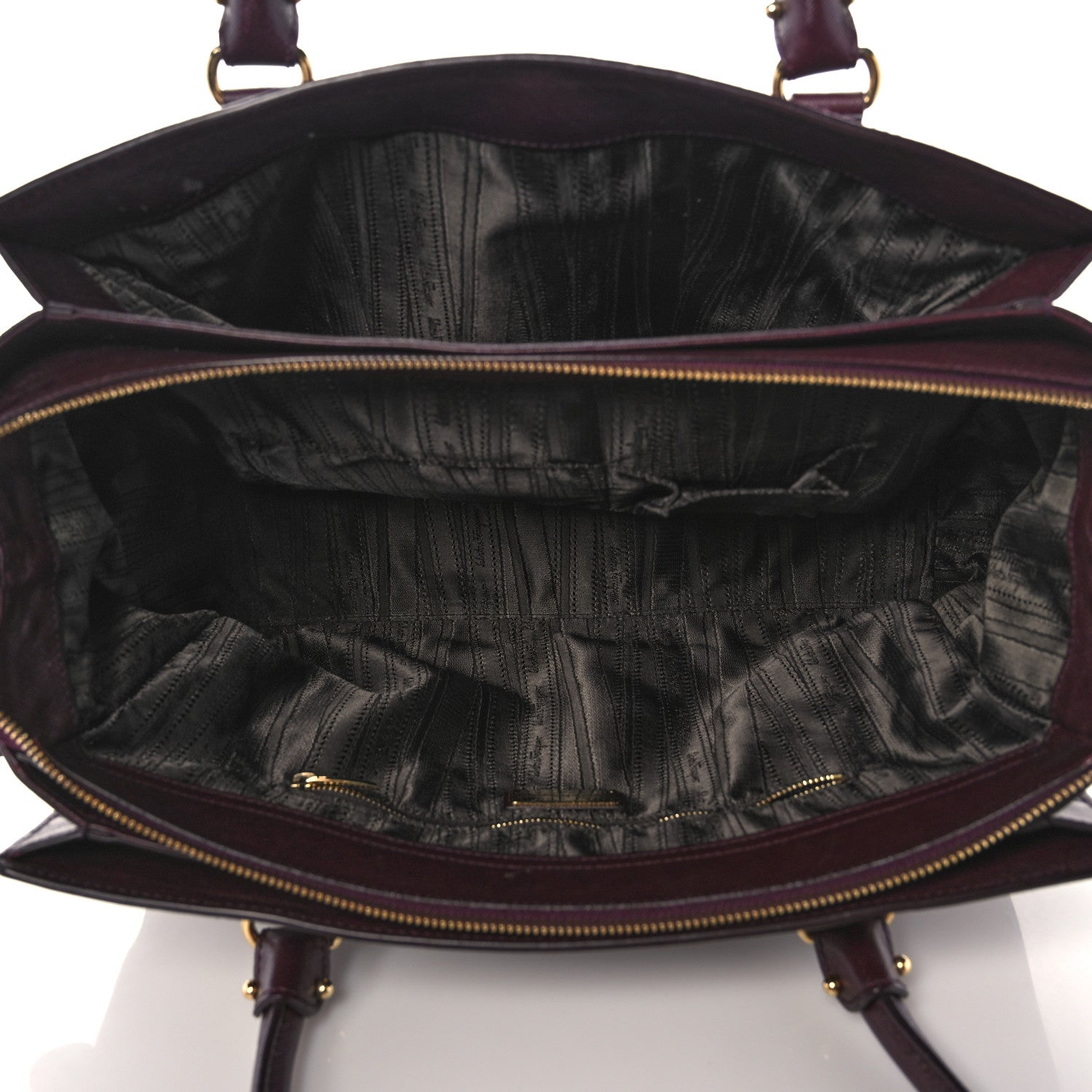 Salvatore Ferragamo Printed Calfskin Beky Tote Burgundy 5 of 25