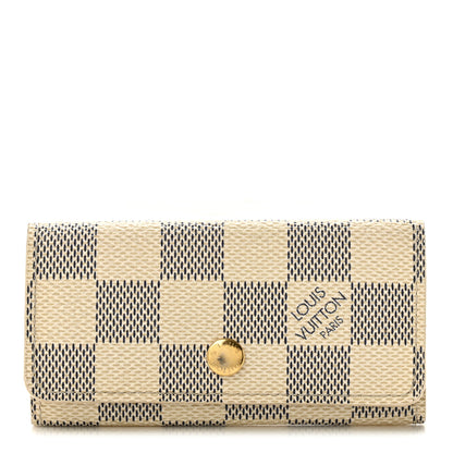 Louis Vuitton Damier Azur Multicles 4 Key Holder 1 of 10
