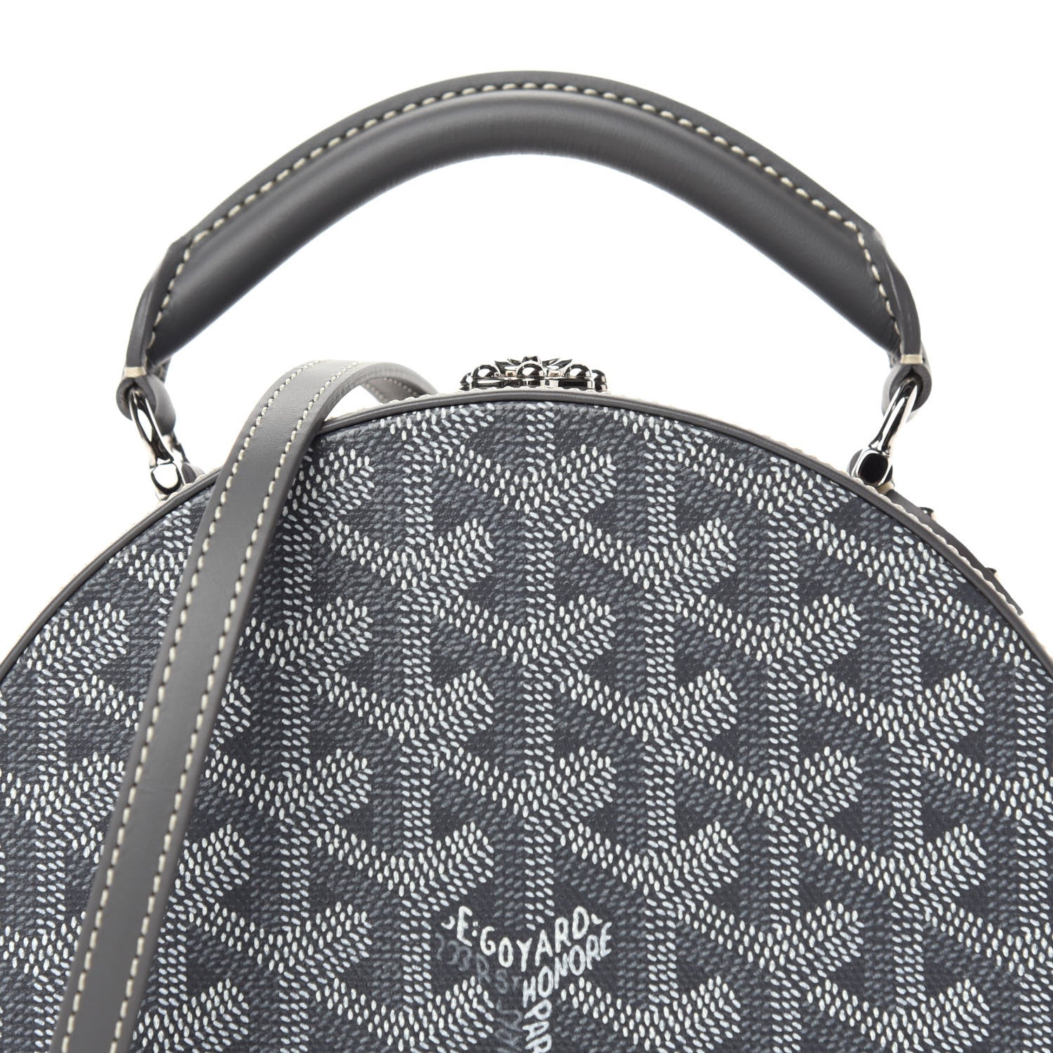 Goyard Goyardine Alto Hatbox Grey 9 of 9