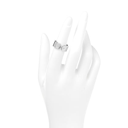 Cartier 18K White Gold C De Cartier Christmas Ring 51 5.75 2 of 6