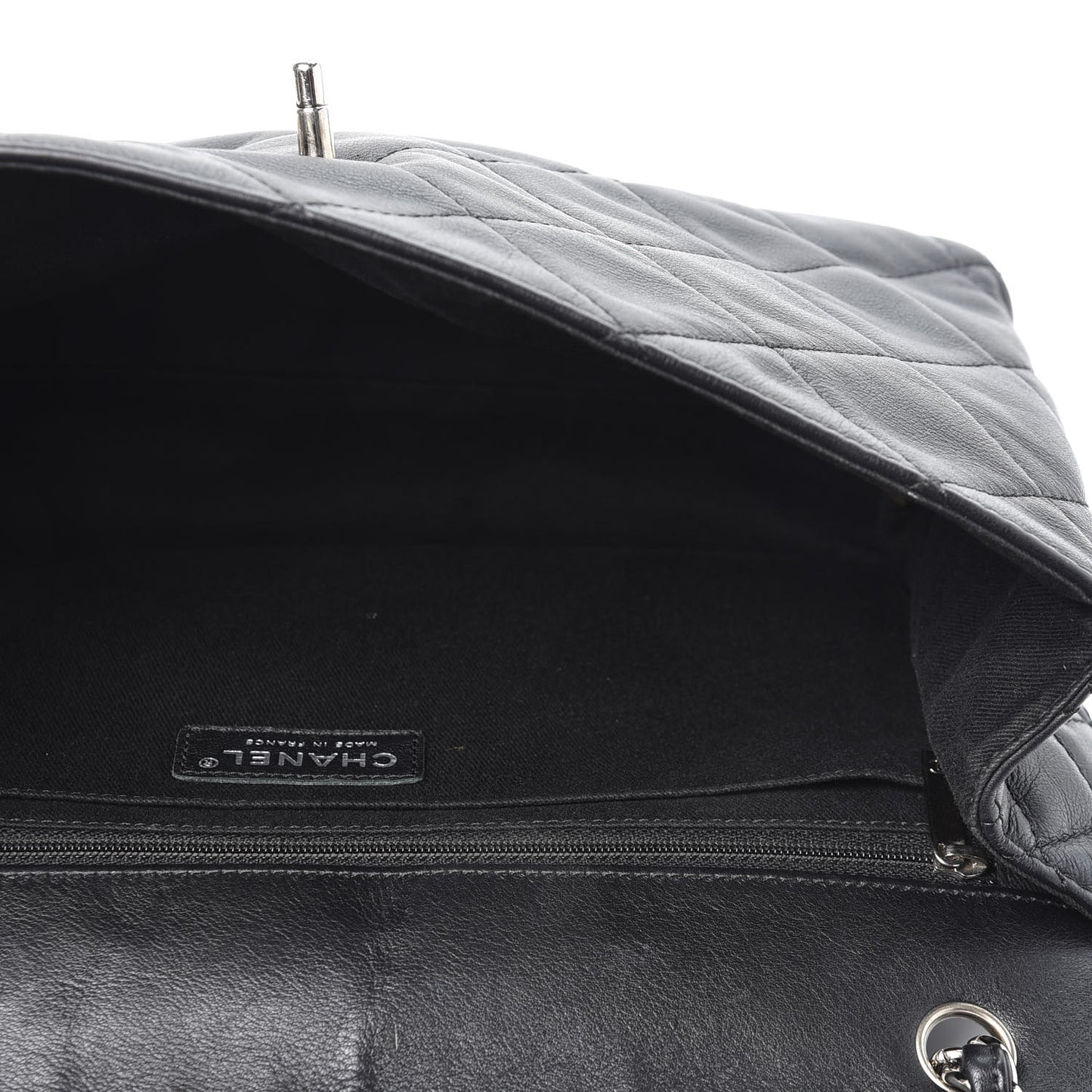 Calfskin Quilted In The Business Flap Bag Black