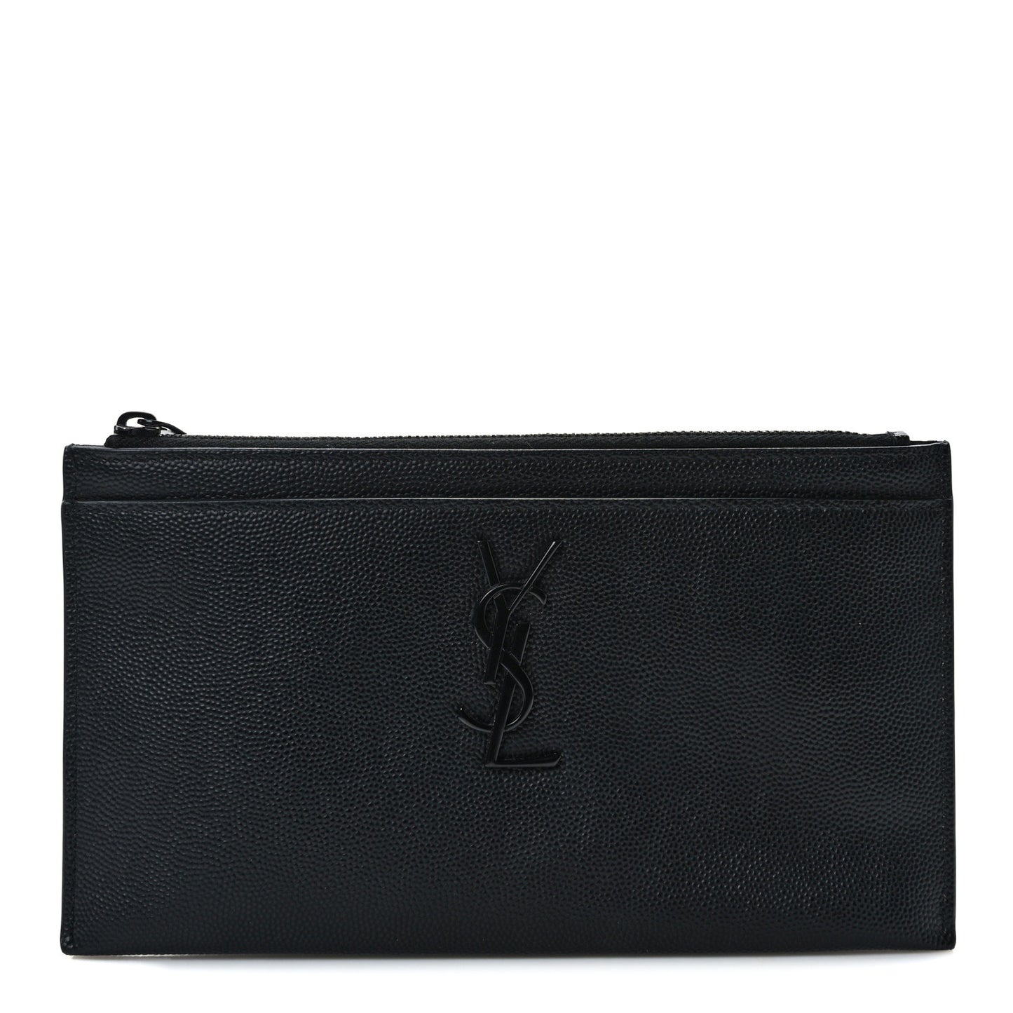 Grain De Poudre Monogram Bill Pouch Black