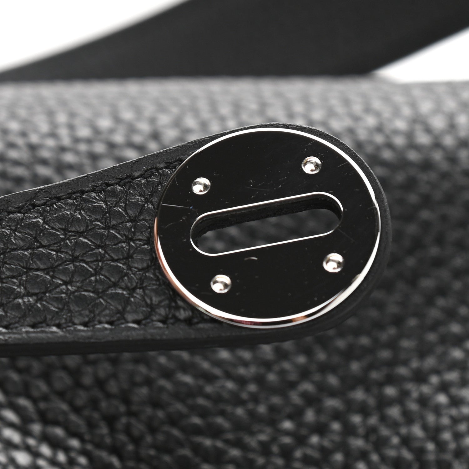 Hermes Taurillon Clemence Lindy 26 Black 7 of 12