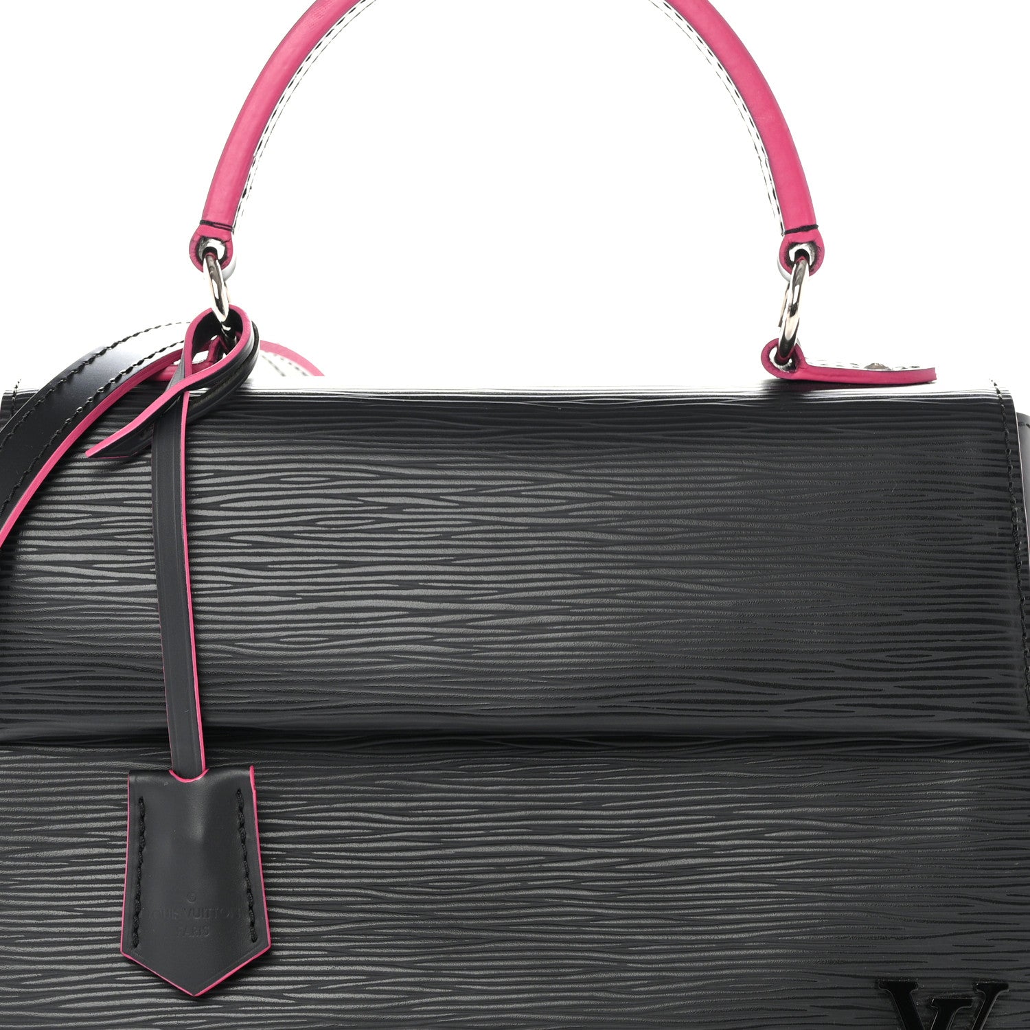 Louis Vuitton Epi Cluny BB Black Hot Pink 8 of 11