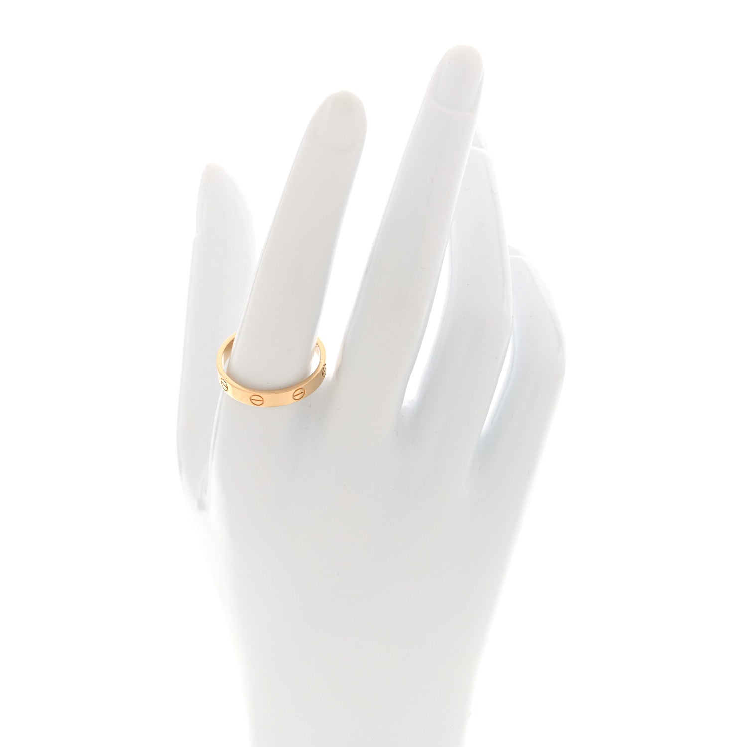 Cartier 18K Yellow Gold 3.5mm LOVE Wedding Band Ring 61 9.5 2 of 4