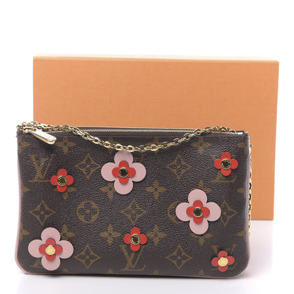 Louis Vuitton Monogram Blooming Flowers Double Zip Pochette 12 of 12