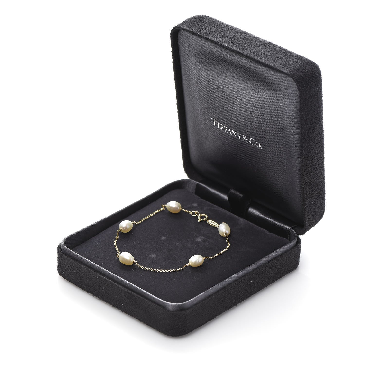 Tiffany 18K Yellow Gold Pearl 6-6.5mm Elsa Peretti Pearls By The Yard Bracelet 7 of 7