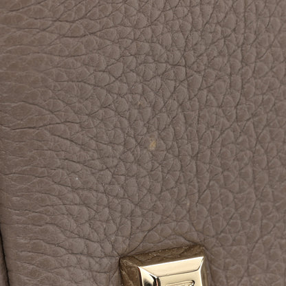 Salvatore Ferragamo Calfskin The Studio Bag Caraway Seed 12 of 12