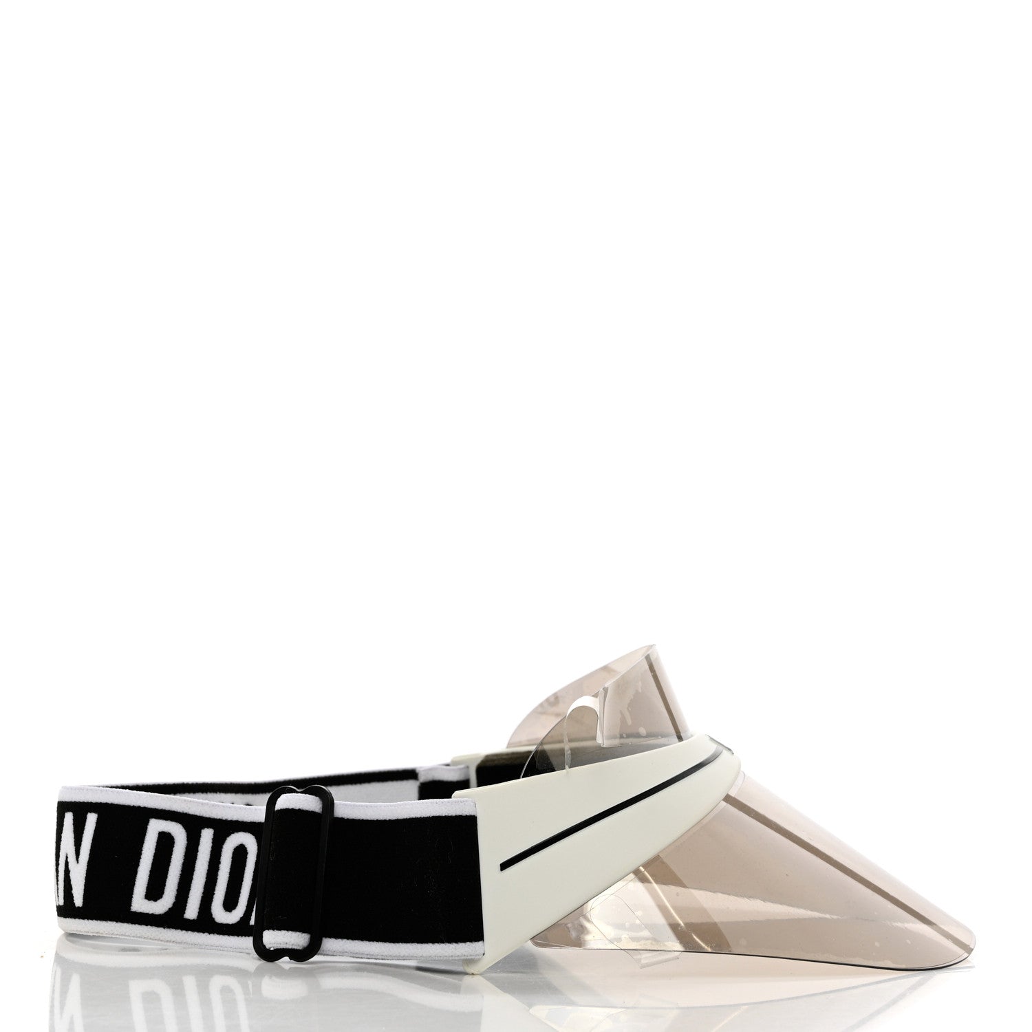 Christian Dior Mirrored DiorClub1 Sun Visor Silver 5 of 8