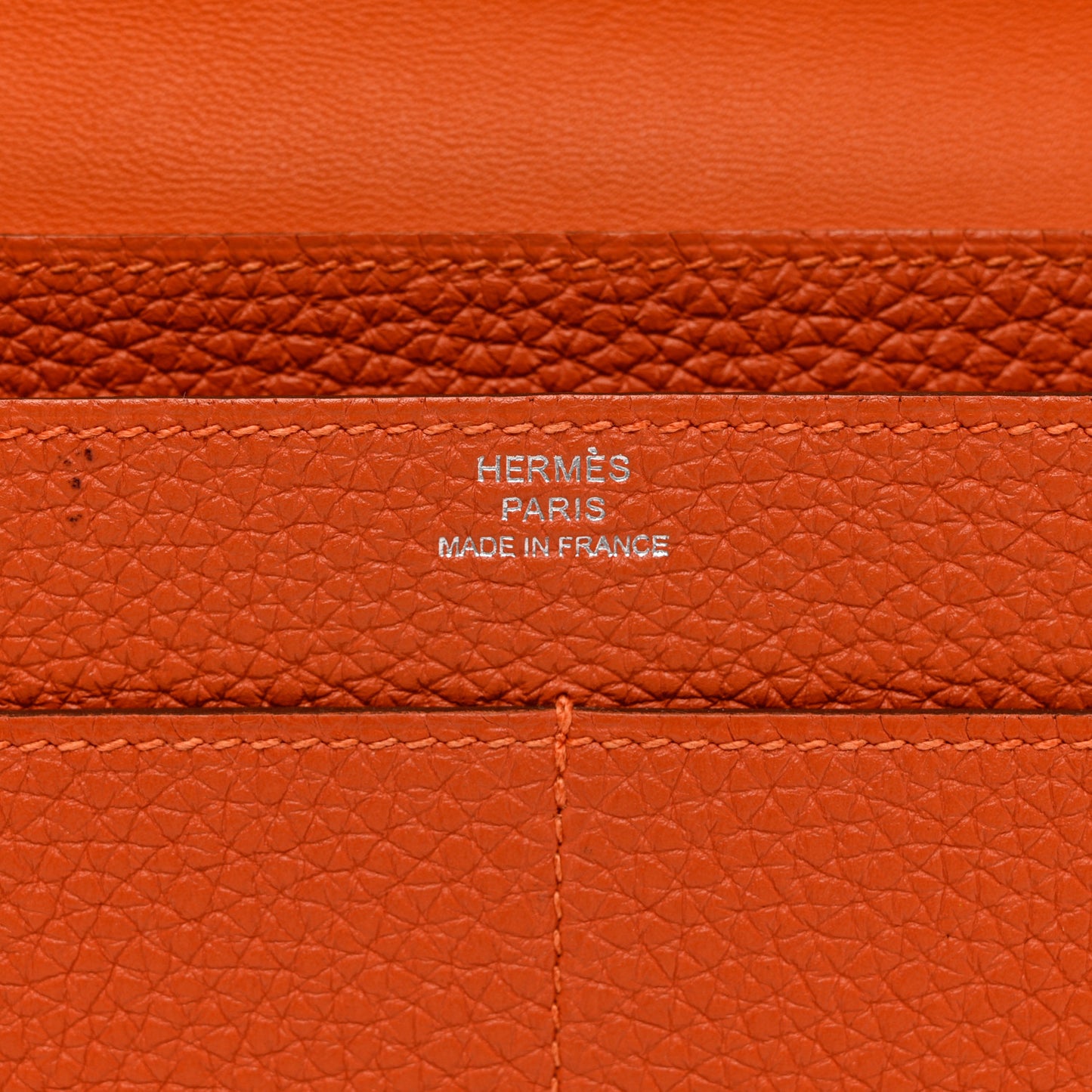 Togo Dogon Duo Wallet Orange