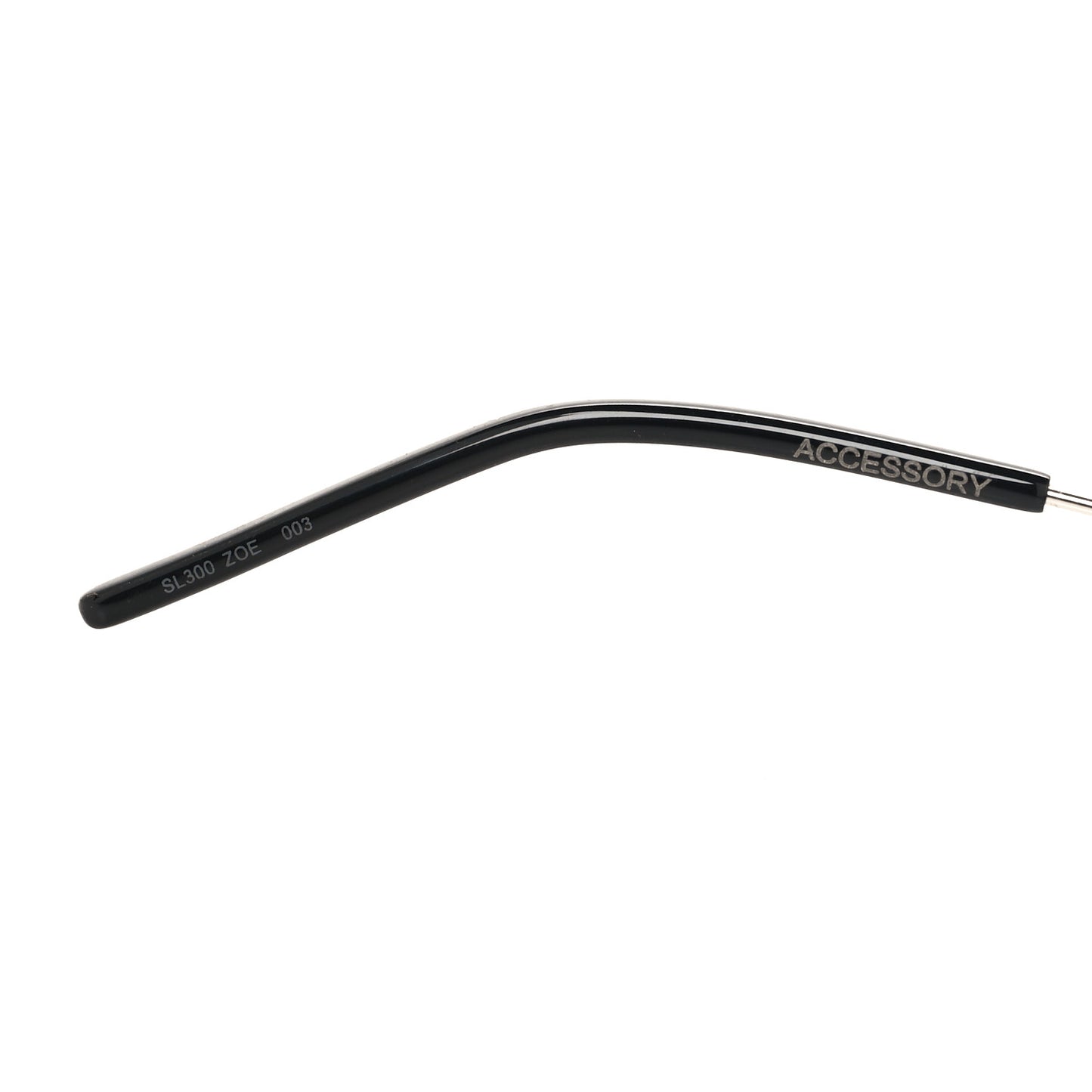 Metal Triangle Frame Sunglasses Black