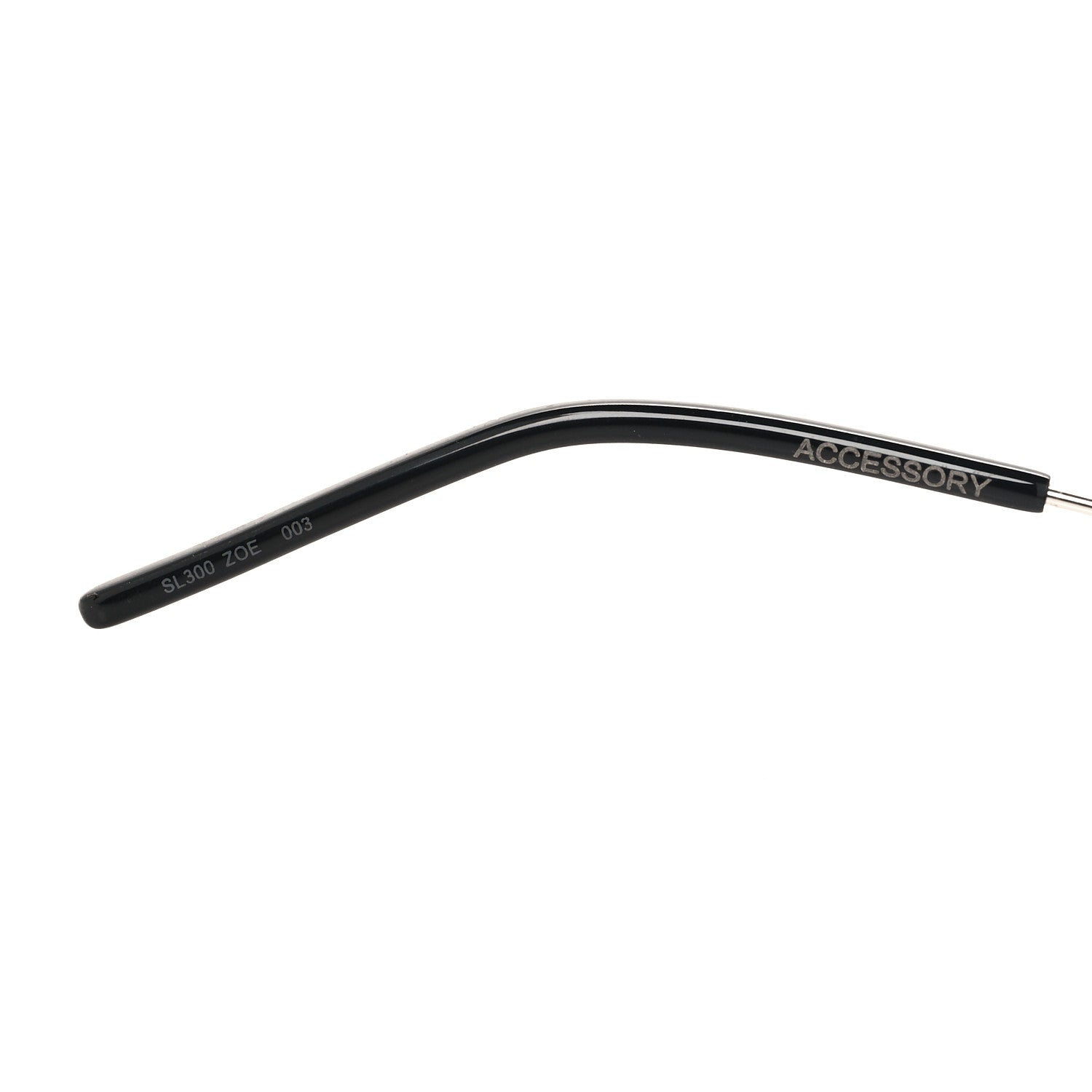 Saint Laurent Metal Triangle Frame Sunglasses Black 6 of 7