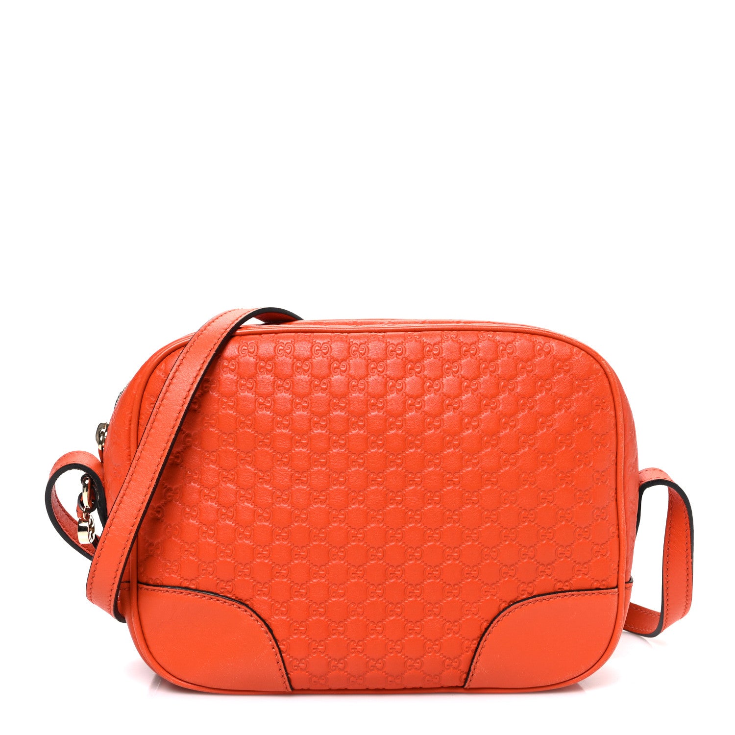 Gucci Soft Microguccissima Mini Bree Messenger Bag Sun Orange 1 of 11