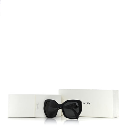 Prada Acetate Sunglasses SPR 16R Black Tortoise Grey 8 of 8