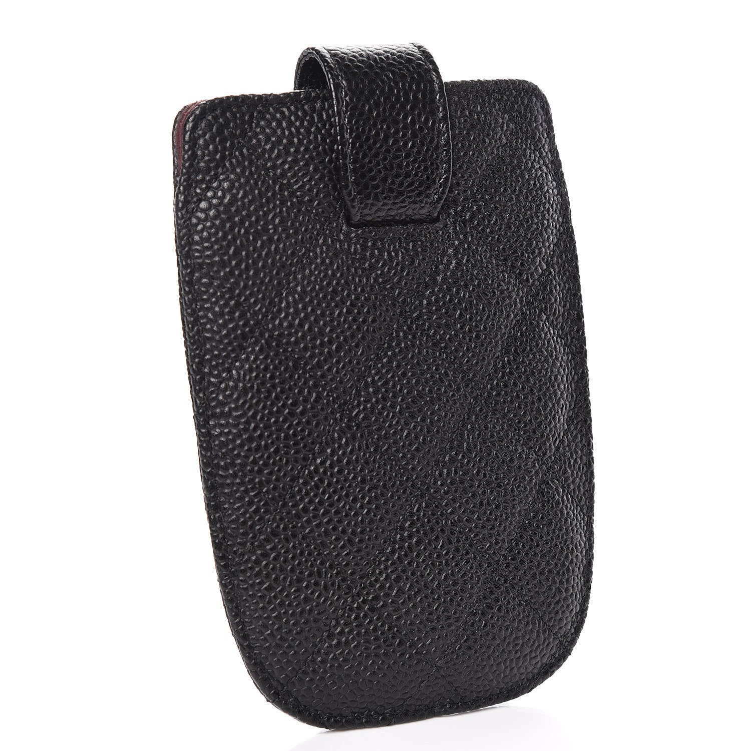Chanel Caviar Quilted Cell Phone Case Black 3 of 8
