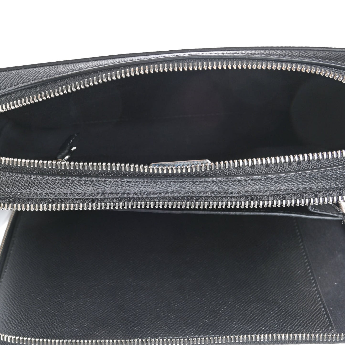 Textured Calfskin Clutch Black