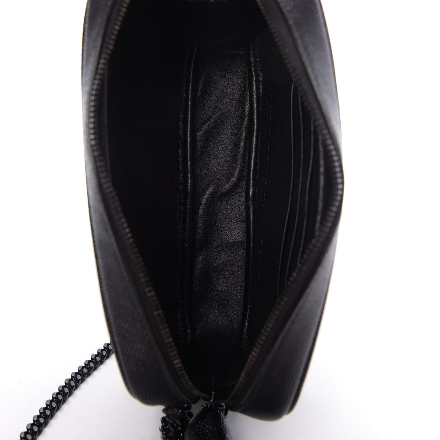 Grain De Poudre Matelasse Monogram Mini Lou Camera Bag Black