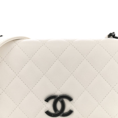 Chanel Caviar Quilted My Everything Wallet On Chain WOC White 8 of 11