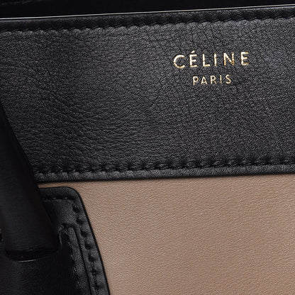 Celine Smooth Calfskin Suede Mini Tri-Color Luggage Beige 9 of 16