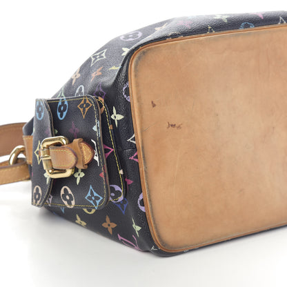 Louis Vuitton Monogram Multicolor Petit Noe Black 6 of 12
