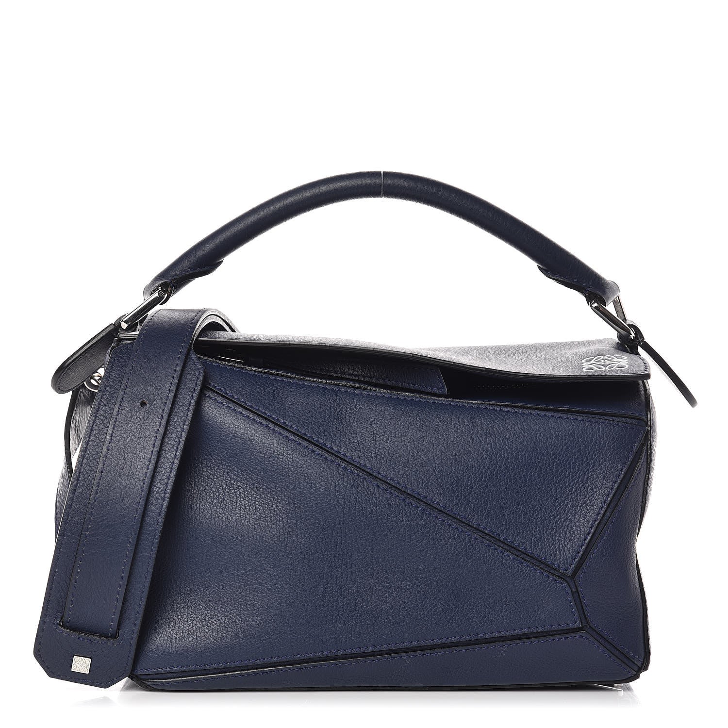 Loewe Calfskin Small Puzzle Bag Marine 1 of 11