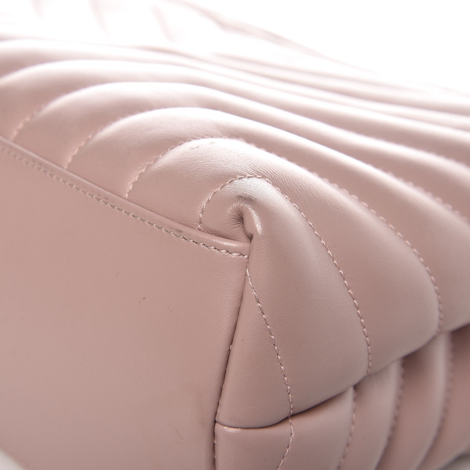 Saint Laurent Calfskin Y Quilted Monogram Medium Loulou Chain Satchel Rose Antic 12 of 14