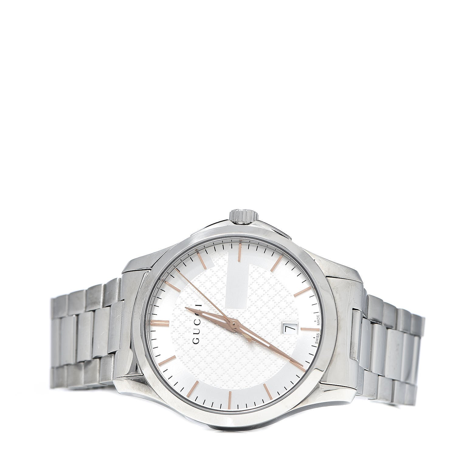 Gucci Stainless Steel 38mm G-Timeless Quartz Watch 3 of 7