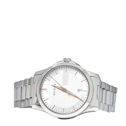 Gucci Stainless Steel 38mm G-Timeless Quartz Watch 3 of 7
