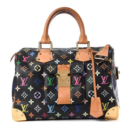 Louis Vuitton Monogram Multicolor Speedy 30 Black 1 of 10