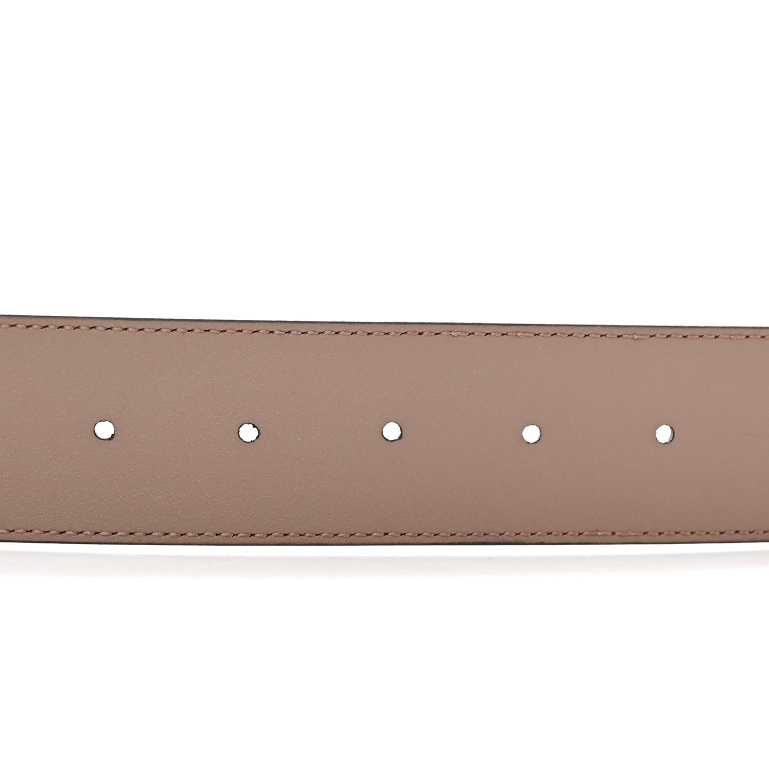 Gucci Calfskin Double G 40mm Belt 85 34 Porcelain Rose 5 of 5