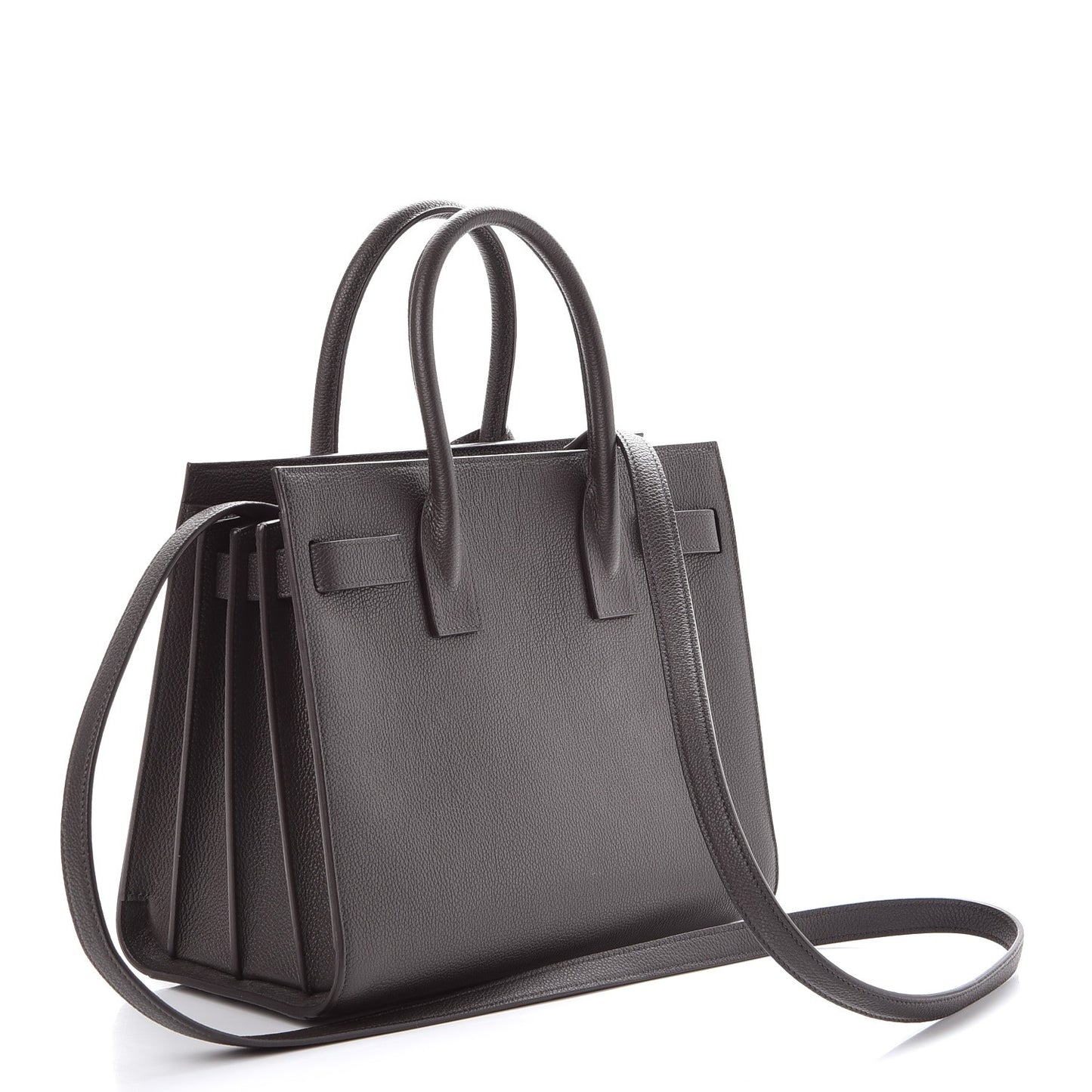 Grained Calfskin Baby Sac De Jour Earth