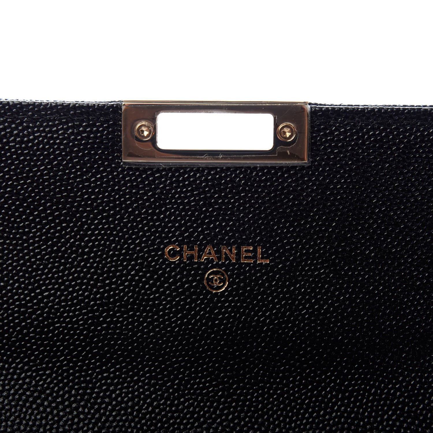 Chanel Caviar Quilted Medium Golden Class Wallet Black 6 of 8