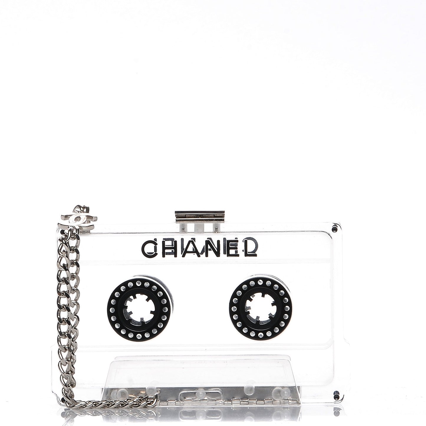 Lucite Cassette Clutch