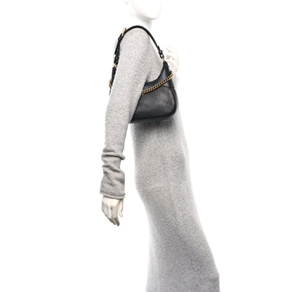 Gucci Goatskin Small Aphrodite Shoulder Bag Black 2 of 10