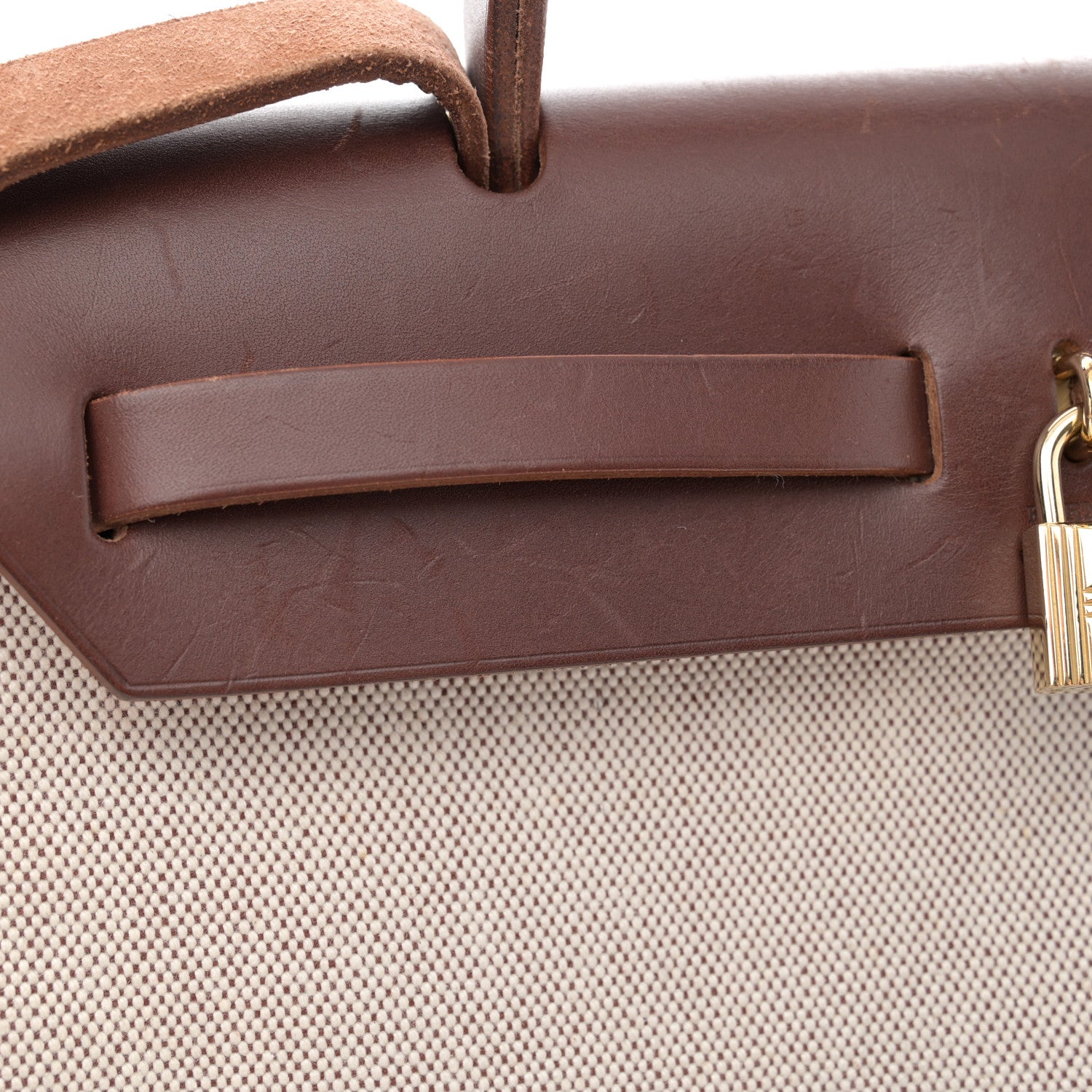 Hermes Barenia Vibrato Herbag 30 PM Orange 11 of 14