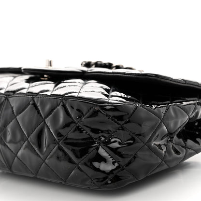 Chanel Patent Quilted Jumbo Single Flap Black 9 of 9