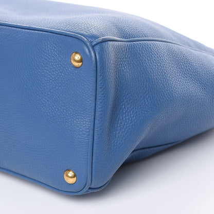 Prada Vitello Daino Tote Cobalto 9 of 21